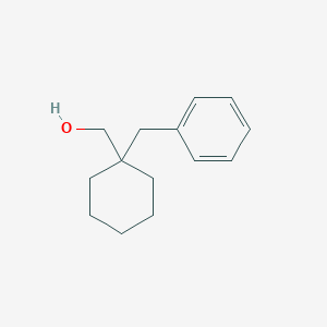 molecular formula C14H20O B8719165 (1-Benzylcyclohexyl)methanol 