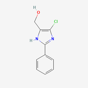 (4-chloro-2-phenyl-1H-imidazol-5-yl)methanol