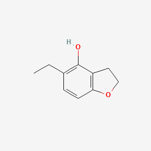 molecular formula C10H12O2 B8719208 5-Ethyl-2,3-dihydro-benzofuran-4-ol 