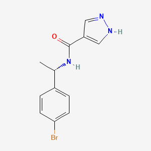 1H-Pyrazole-4-carboxamide,N-[(1S)-1-(4-bromophenyl)ethyl]-
