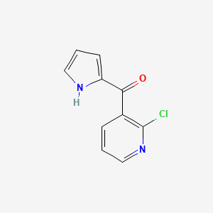 molecular formula C10H7ClN2O B8719266 (2-Chloropyridin-3-yl)(1H-pyrrol-2-yl)methanone CAS No. 89991-17-3