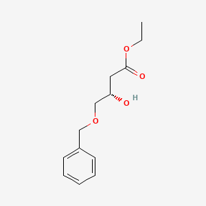 molecular formula C13H18O4 B8719274 ethyl(S)-4-benzyloxy-3-hydroxybutyrate CAS No. 112348-04-6