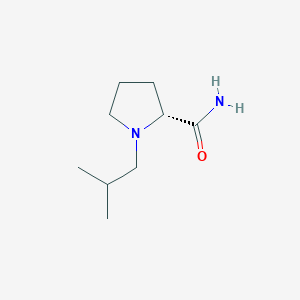 molecular formula C9H18N2O B8719395 (R)-1-Isobutylpyrrolidine-2-carboxamide 