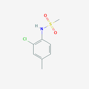 molecular formula C8H10ClNO2S B8719446 N-(2-Chloro-4-methylphenyl)methanesulfonamide CAS No. 109495-72-9