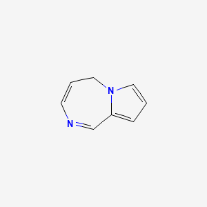molecular formula C8H8N2 B8719471 5H-Pyrrolo[1,2-a][1,4]diazepine CAS No. 38895-71-5
