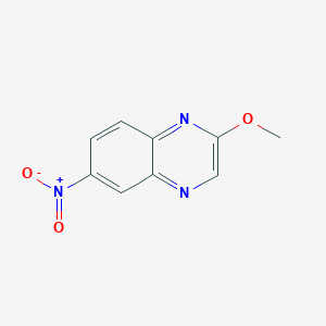 molecular formula C9H7N3O3 B8719504 2-Methoxy-6-nitroquinoxaline CAS No. 101861-47-6