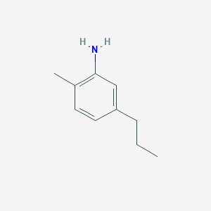 molecular formula C10H15N B8719521 2-Methyl-5-propylaniline 