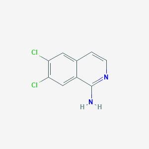 molecular formula C9H6Cl2N2 B8719587 6,7-Dichloroisoquinolin-1-amine 