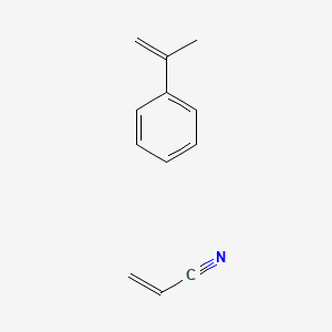 molecular formula C12H13N B8719596 Acrylonitrile alpha-methylstyrene CAS No. 215369-94-1