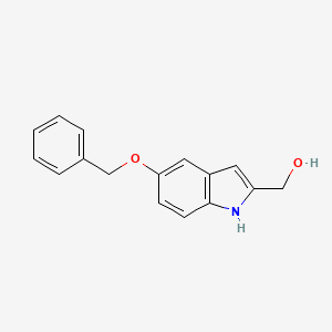 molecular formula C16H15NO2 B8719633 [5-(Benzyloxy)-1H-indol-2-yl]methanol CAS No. 21778-79-0