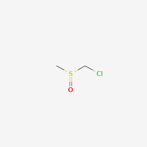 molecular formula C2H5ClOS B8719656 Chloromethyl methyl sulfoxide CAS No. 21128-88-1