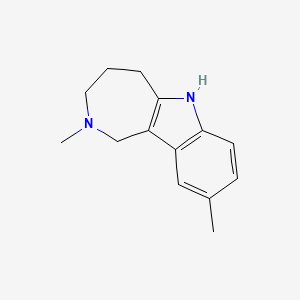 2,9-Dimethyl-1,2,3,4,5,6-hexahydroazepino[4,3-b]indole