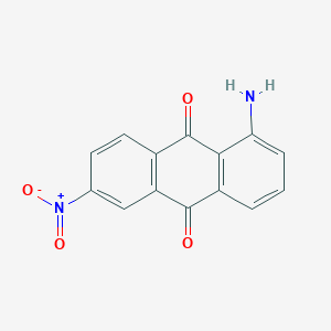 molecular formula C14H8N2O4 B8719842 1-Amino-6-nitroanthracene-9,10-dione CAS No. 55373-22-3