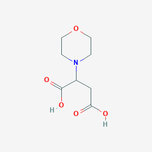molecular formula C8H13NO5 B8719875 L,D-morpholinosuccinic acid 