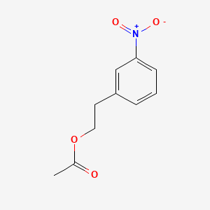 molecular formula C10H11NO4 B8719989 m-Nitrophenethyl acetate CAS No. 68527-46-8