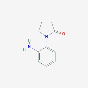 molecular formula C10H12N2O B087200 1-(2-氨基苯基)吡咯烷-2-酮 CAS No. 14453-65-7