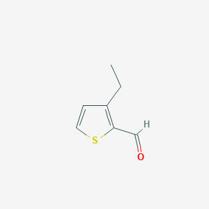 molecular formula C7H8OS B8720087 3-Ethyl-2-formylthiophene 