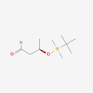 molecular formula C10H22O2Si B8720097 (R)-3-(tert-Butyldimethylsiloxy)butanal CAS No. 72150-39-1