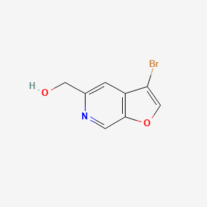 molecular formula C8H6BrNO2 B8720106 (3-Bromofuro[2,3-c]pyridin-5-yl)methanol 