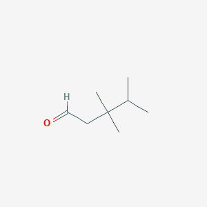 molecular formula C8H16O B8720114 3,3,4-Trimethylpentanal 