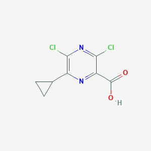 3,5-Dichloro-6-cyclopropylpyrazine-2-carboxylic acid