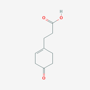 3-(4-Oxocyclohex-1-en-1-yl)propanoic acid
