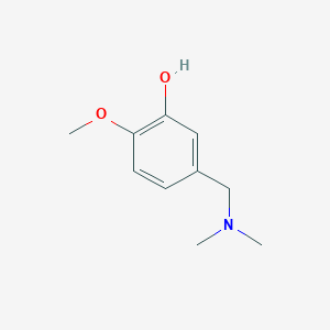 molecular formula C10H15NO2 B8720166 Dimethyl(3-hydroxy-4-methoxybenzyl)amine 