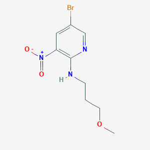 5-bromo-N-(3-methoxypropyl)-3-nitropyridin-2-amine