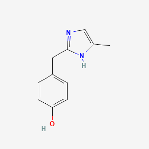 2-(p-Hydroxyphenylmethyl)-4-methylimidazole