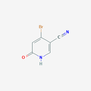 molecular formula C6H3BrN2O B8720217 4-Bromo-6-hydroxynicotinonitrile 