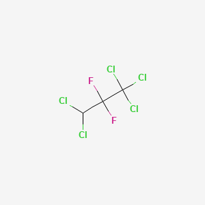 molecular formula C3HCl5F2 B8720226 1,1,1,3,3-Pentachloro-2,2-difluoropropane CAS No. 422-49-1