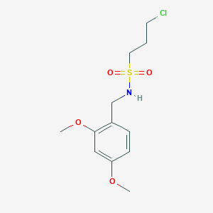 3-Chloro-propane-1-sulfonic acid 2,4-dimethoxy-benzylamide