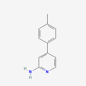 molecular formula C12H12N2 B8720368 2-Amino-4-(4-methylphenyl)pyridine 