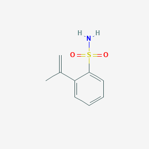 molecular formula C9H11NO2S B8720370 2-(Prop-1-en-2-yl)benzene-1-sulfonamide CAS No. 81403-45-4