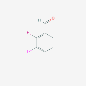 molecular formula C8H6FIO B8720394 2-Fluoro-3-iodo-4-methylbenzaldehyde CAS No. 909185-87-1