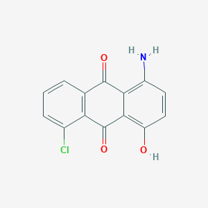 molecular formula C14H8ClNO3 B087204 1-Amino-5-chloro-4-hydroxyanthraquinone CAS No. 116-84-7