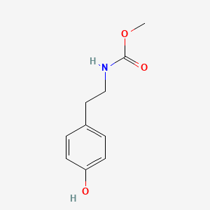 molecular formula C10H13NO3 B8720445 Methyl [2-(4-hydroxyphenyl)ethyl]carbamate CAS No. 62372-08-1