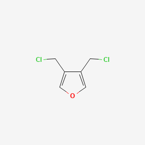 molecular formula C6H6Cl2O B8720498 3,4-Bis(chloromethyl)furan CAS No. 6372-18-5