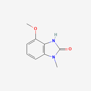 molecular formula C9H10N2O2 B8720539 4-Methoxy-1-methyl-1,3-dihydrobenzimidazol-2-one 