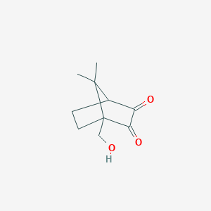 molecular formula C10H14O3 B8720545 1-Hydroxymethyl-7,7-dimethyl-bicyclo[2.2.1]heptane-2,3-dione 