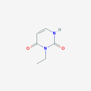 molecular formula C6H8N2O2 B8720710 3-Ethylpyrimidine-2,4(1h,3h)-dione CAS No. 5148-09-4