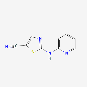 B8720794 2-(Pyridin-2-ylamino)-thiazole-5-carbonitrile CAS No. 329793-30-8