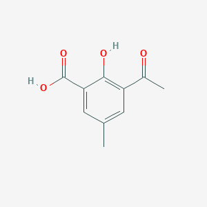 3-Acetyl-2-hydroxy-5-methylbenzoic acid