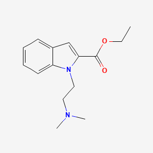 molecular formula C15H20N2O2 B8720845 Ethyl 1-(2-dimethylaminoethyl)indole-2-carboxylate 