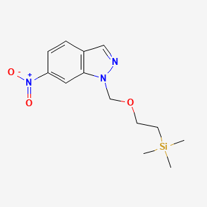 6-Nitro-1-((2-(trimethylsilyl)ethoxy)methyl)-1H-indazole