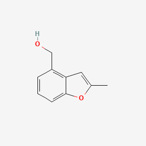 molecular formula C10H10O2 B8721063 (2-Methylbenzofuran-4-yl)methanol 