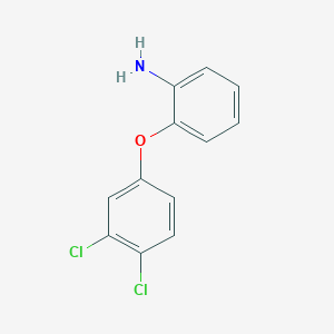 molecular formula C12H9Cl2NO B8721075 2-(3,4-Dichlorophenoxy)aniline CAS No. 76838-74-9