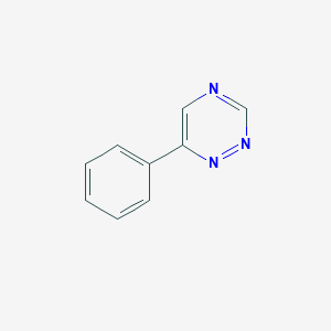 molecular formula C9H7N3 B8721099 6-Phenyl-1,2,4-triazine CAS No. 21134-98-5
