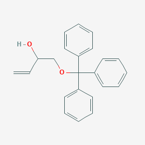 molecular formula C23H22O2 B8721143 1-(Triphenylmethoxy)but-3-en-2-ol CAS No. 89543-83-9
