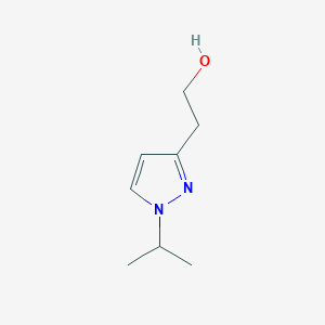 B8721220 2-(1-Isopropyl-1H-pyrazol-3-yl)ethanol CAS No. 177940-21-5